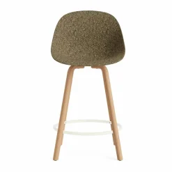 Mat Bar Chair barstol 65 cm Seaweed-beech-cream steel