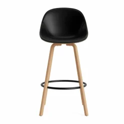 Mat Bar Chair barstol framsideklädd 75 cm Ultra 41599-seaweed-beech-black steel