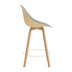 Mat Bar Chair barstol framsideklädd 65 cm Remix 133-hemp-beech-cream steel