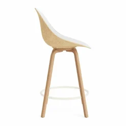 Mat Bar Chair barstol framsideklädd 65 cm Hallingdal 110-hemp-beech-cream steel