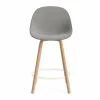 Mat Bar Chair barstol framsideklädd 65 cm Remix 133-seaweed-beech-cream steel