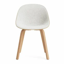 Mat Chair stol framsideklädd Hallingdal 110-hemp-beech