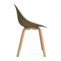 Mat Chair stol framsideklädd Hallingdal 110-seaweed-beech