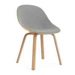 Mat Chair stol framsideklädd Remix 133-hemp-beech