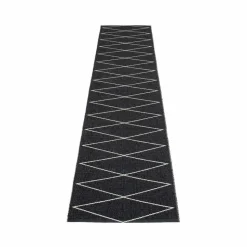 Max gångmatta black/vanilla 70x320 cm