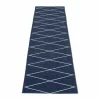 Max gångmatta dark blue/vanilla 70x240 cm