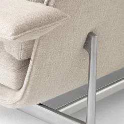 Meantime AV30 2-sits soffa Pol. aluminium-Ecriture 0210
