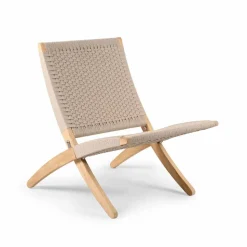 MG501 Cuba Outdoor fällfåtölj flätning sesame teak