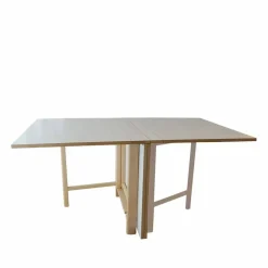 Mi 901 fällbord vit björkstativ