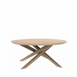 Mikado soffbord Ø100 cm Oak wax oil round