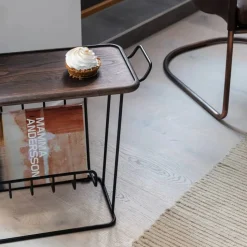 Minnie Mae Wood brickbord Svart-mörk ask