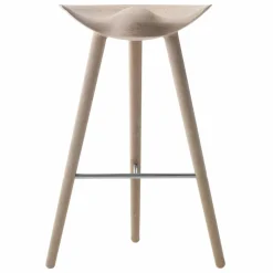 ML42 barstol 77 cm Ek-stål
