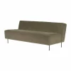 Modern Line soffa 180x83x70 cm Belsuede special FR 002-black
