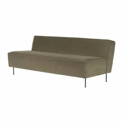 Modern Line soffa 180x83x70 cm Belsuede special FR 002-black