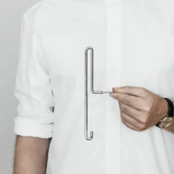 Moebe Wall hook large Rostfritt stål