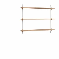 Moebe wall shelving ws.65.1 Ek-vit