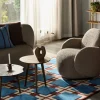 Mo fåtölj med snurrfunktion Glore Brown 1244