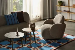 Mo fåtölj med snurrfunktion Glore Brown 1244
