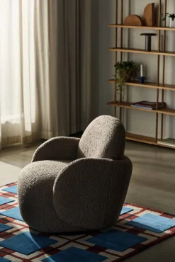 Mo fåtölj med snurrfunktion Glore Brown 1244