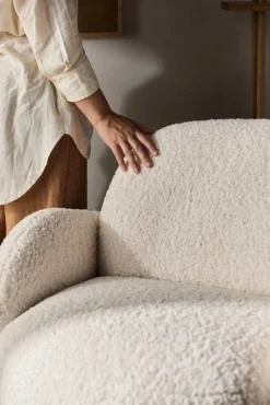 Mo fåtölj med snurrfunktion Glore White 1243
