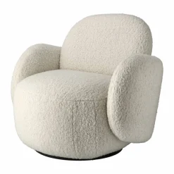 Mo fåtölj med snurrfunktion Glore White 1243