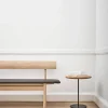 Mogensen 3171 bänk Såpad ek-läder omni 301 black