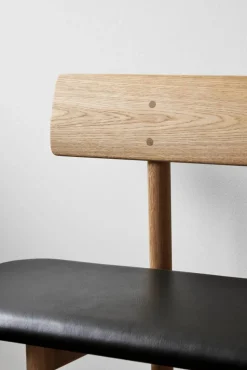 Mogensen 3171 bänk Såpad ek-läder omni 301 black