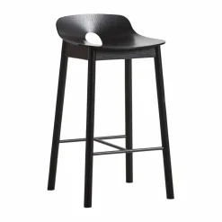 Mono barstol 65 cm Svartmålad ek
