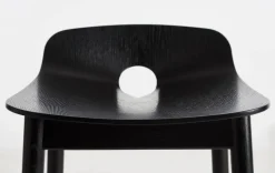 Mono barstol 65 cm Svartmålad ek
