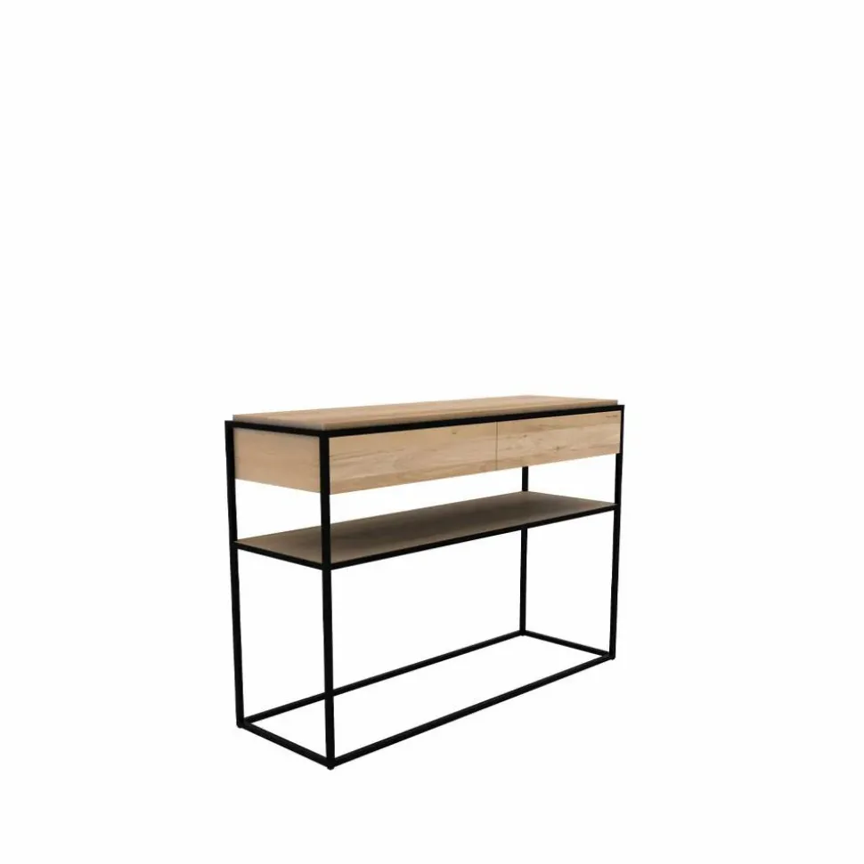 Monolit konsolbord 122x40 cm Oak-Black