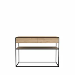 Monolit konsolbord 122x40 cm Oak-Black