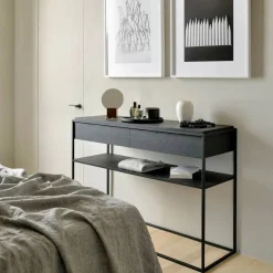 Monolit konsolbord 122x40 cm Oak-Black