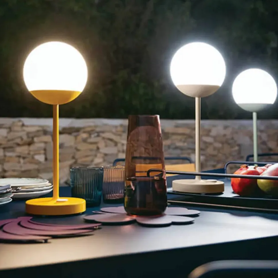 Mooon! bordslampa Storm grey (grå) h.41cm