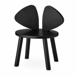 Mouse Chair barnstol Svart