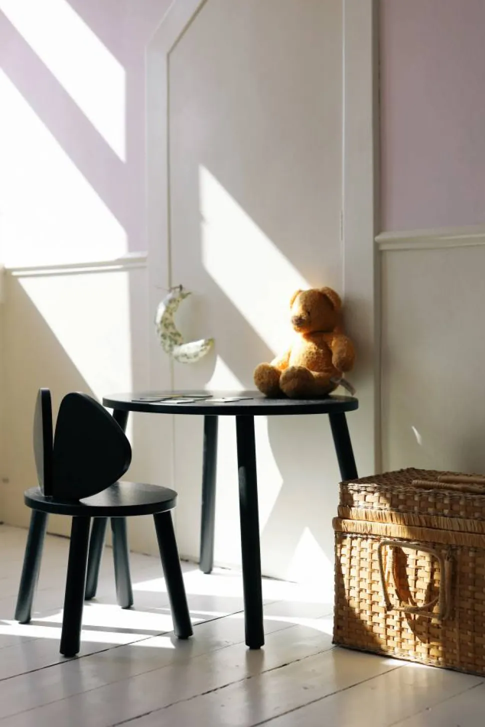 Mouse Chair barnstol Svart