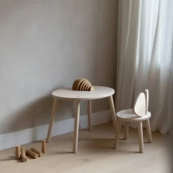 Mouse set barnstol + bord Björk