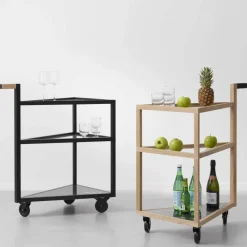 Move serveringsvagn ek svartbets big marmor marquina glas