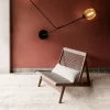 MR01 Initial Chair lounge chair Oljad valnöt