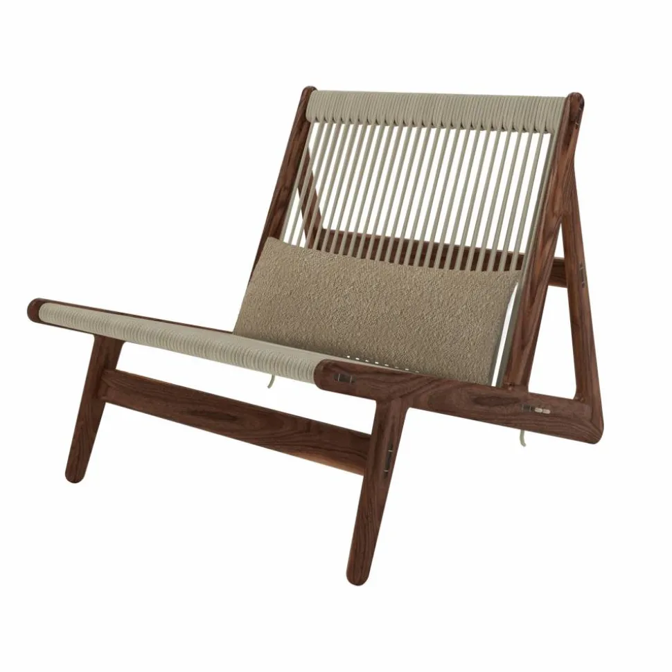 MR01 Initial Chair lounge chair Oljad valnöt