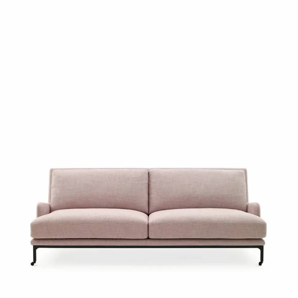 Mr. Jones soffa 230 cm Aurora 11 rosa-svart