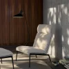 Muno LN16 High back loungefåtölj Warm black-Cifrado 0221