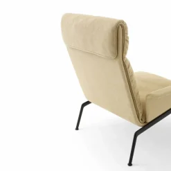 Muno LN17 High back loungefåtölj Warm black-Clay 0007
