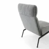 Muno LN17 High back loungefåtölj Warm black-Hallingdal 0126