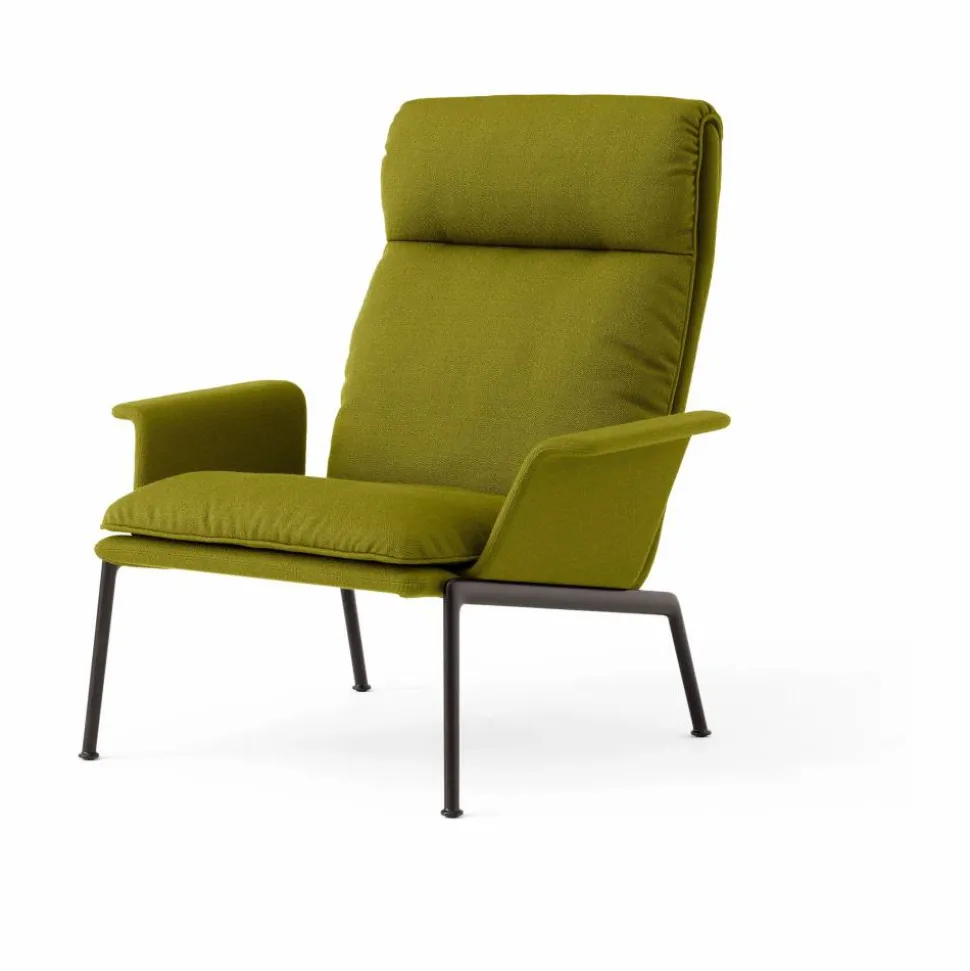 Muno LN17 High back loungefåtölj Warm black-Vidar 0956