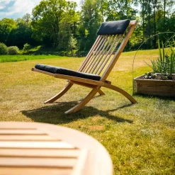 Muskö loungefåtölj Teak
