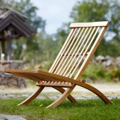 Muskö loungefåtölj Teak