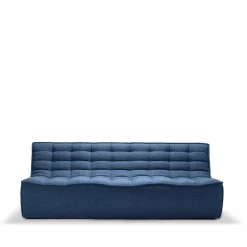 N701 soffa 3-sits Tyg blue