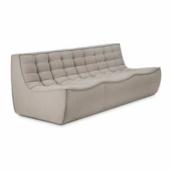 N701 soffa 3-sits Tyg Ecru beige