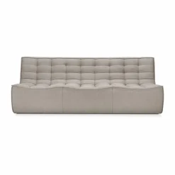 N701 soffa 3-sits Tyg Ecru beige
