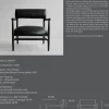 Nama lounge chair Aniline leather black